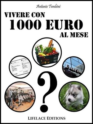 cover image of Vivere con 1000 euro al mese